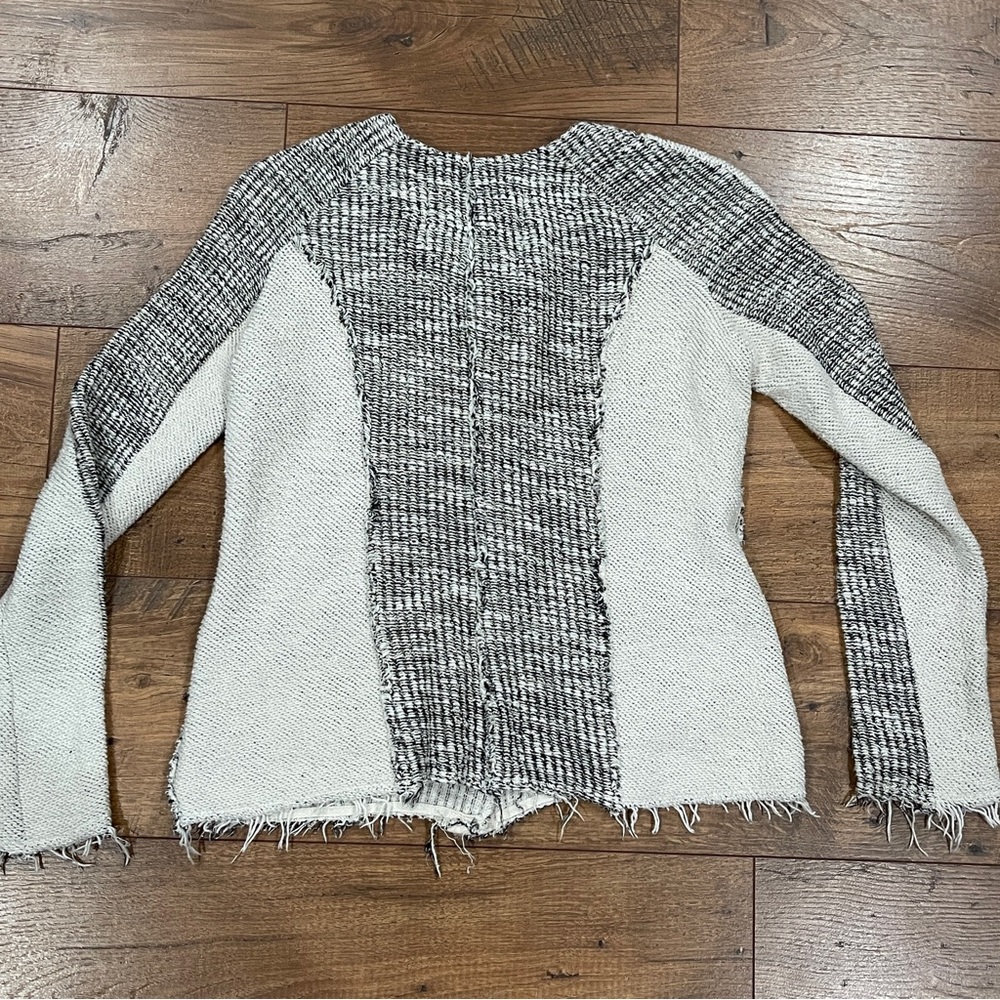 Anthropologie Cartannier Blazer Cardigan Sweater Tweed Long Sleeve Women's Sz XS - Picture 7 of 7